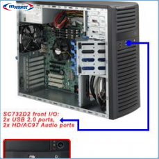 Supermicro SuperChassis 732D2-903B (black)